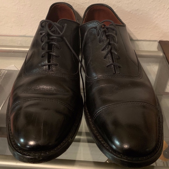 Big + Tall | Allen Edmonds Strand Cap-Toe Oxford Shoes | DXL Allen Edmonds Black Cap Toe Oxfords